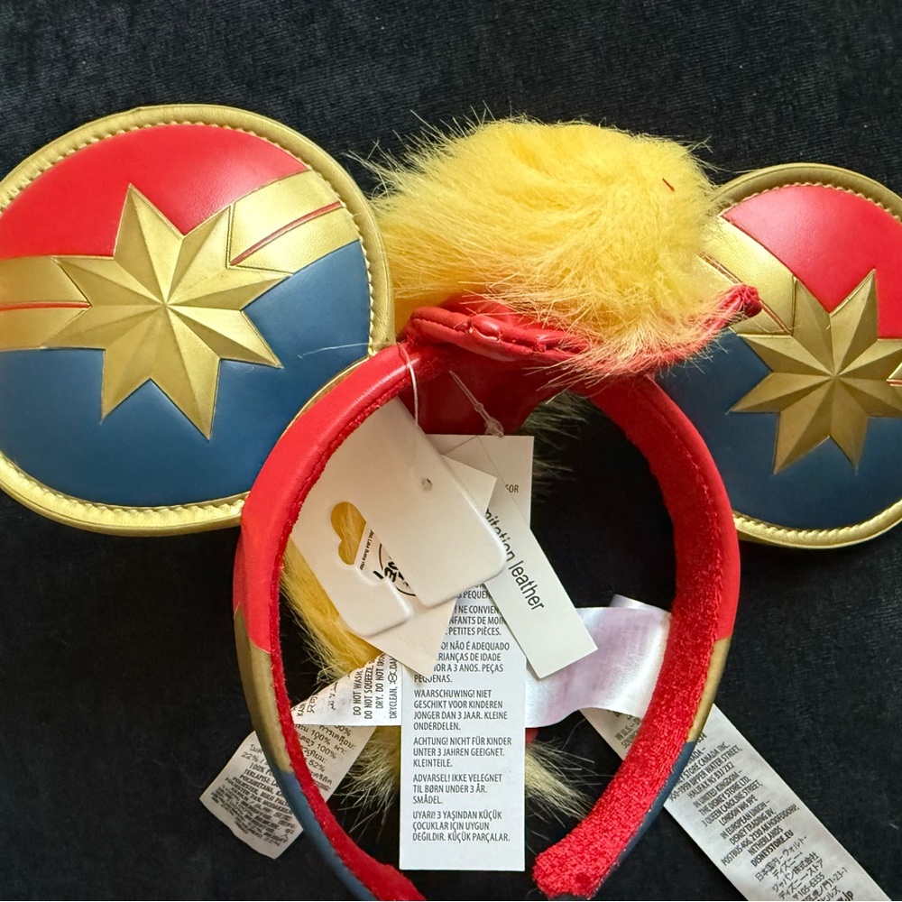 Captain Marvel disney Headband with Ears